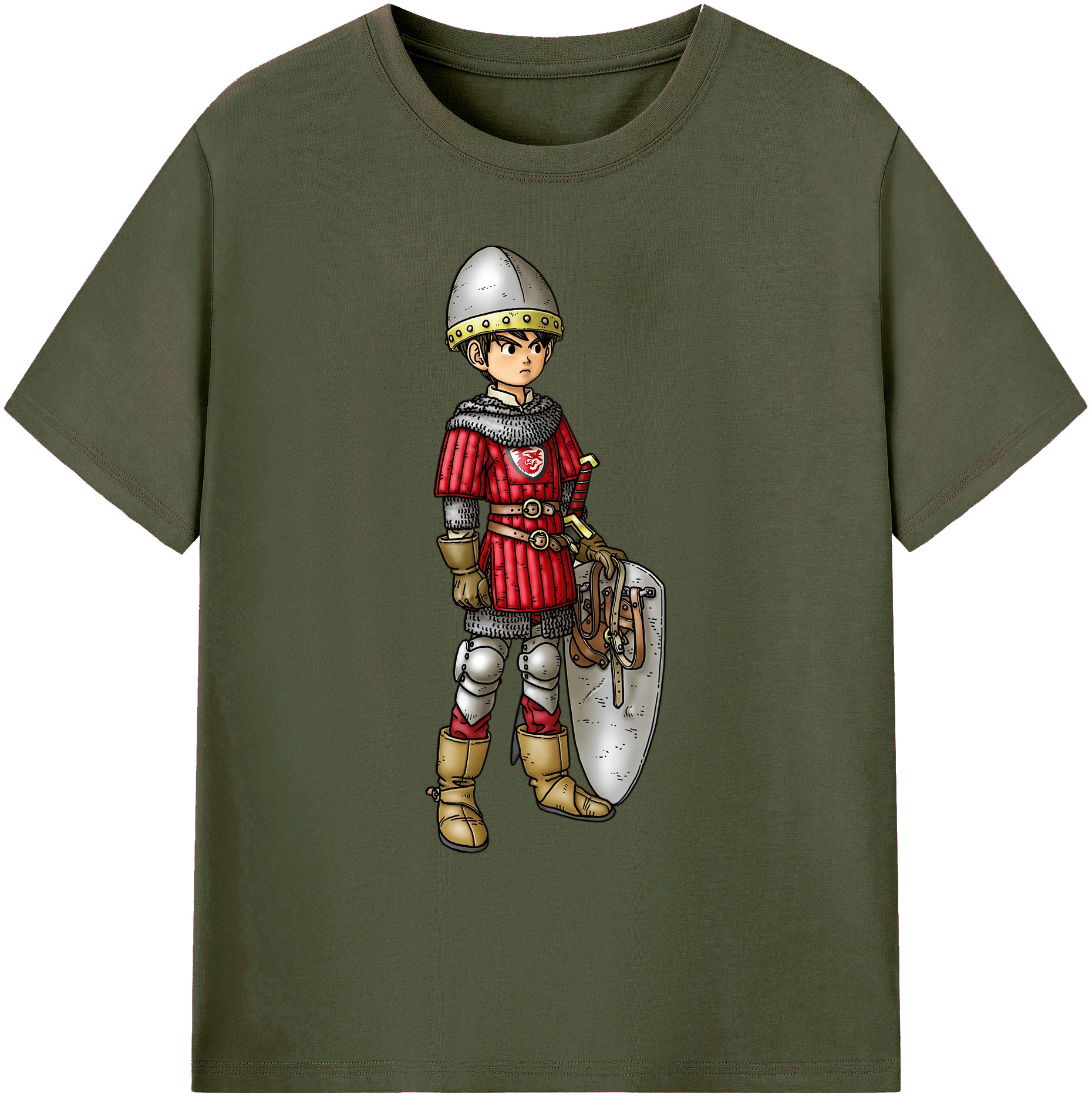 （画像用） ドラゴンクエスト Doragon Kuesuto Dragon Quest 綿100％ メンズ半袖Tシャツ｜肌触りやわらか＆通気性